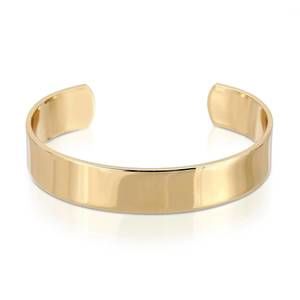 NEW EKLEXIC men's 1/2 inch cuff bracelet in gold
